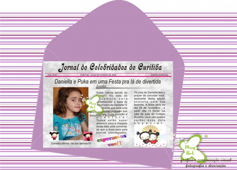 Convites personalizados com o tema que você precisa - 41 3019-9878